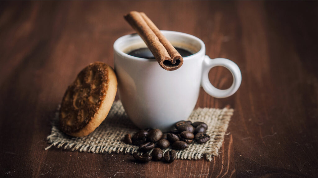 coffee with cookie background pic