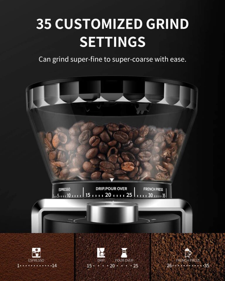 Shardor Conical Burr Coffee Grinder Hellcat Coffee